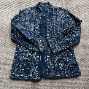 Women’s Indigo Pattern Jacket